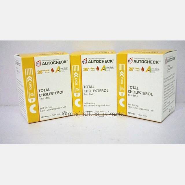 

Tes Strip autocheck (asam urat, diabetes, kolestrol)