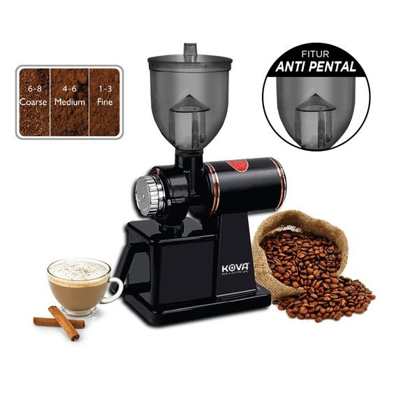 Kova Mesin Giling Biji Kopi Coffee Maker Grinder Listrik Electric
