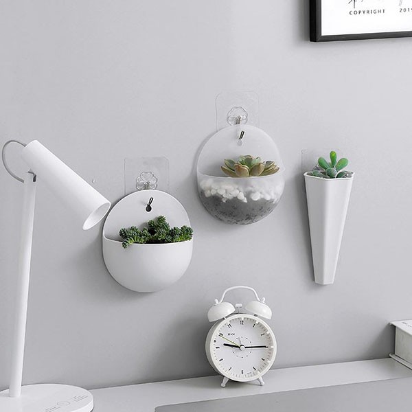 pot gantung minimalis wall hanging flower pot (4f5) hpl010