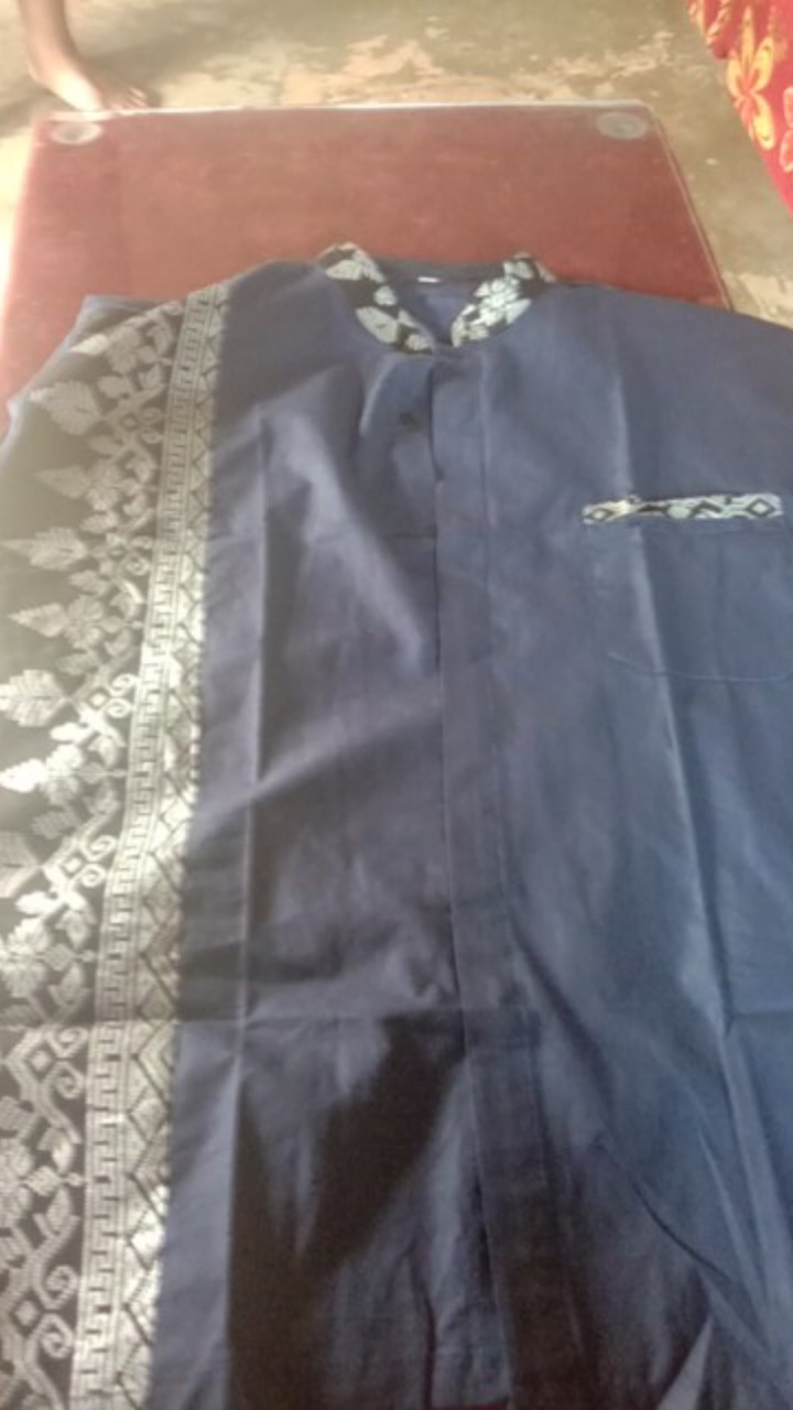 Kkemeja Batik Pria Modern Slim Fit Lengan Panjang Odl 142