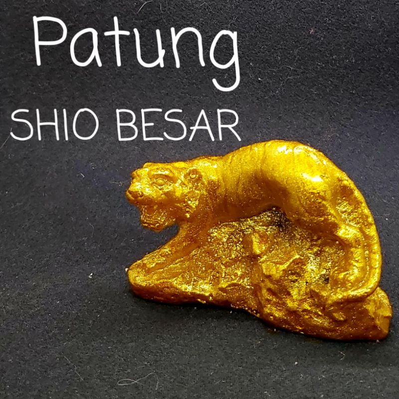 Patung Shio HARIMAU MACAN Pajangan Shio Besar Warna Emas