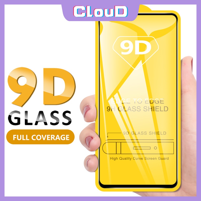 Pelindung Layar Tempered Glass 9D Untuk Infinix S5 Hot 9 10 8 Play 10t 10s 10Lite Smart 3 Plus 4 5 6 Note 8 10 Pro 7Lite