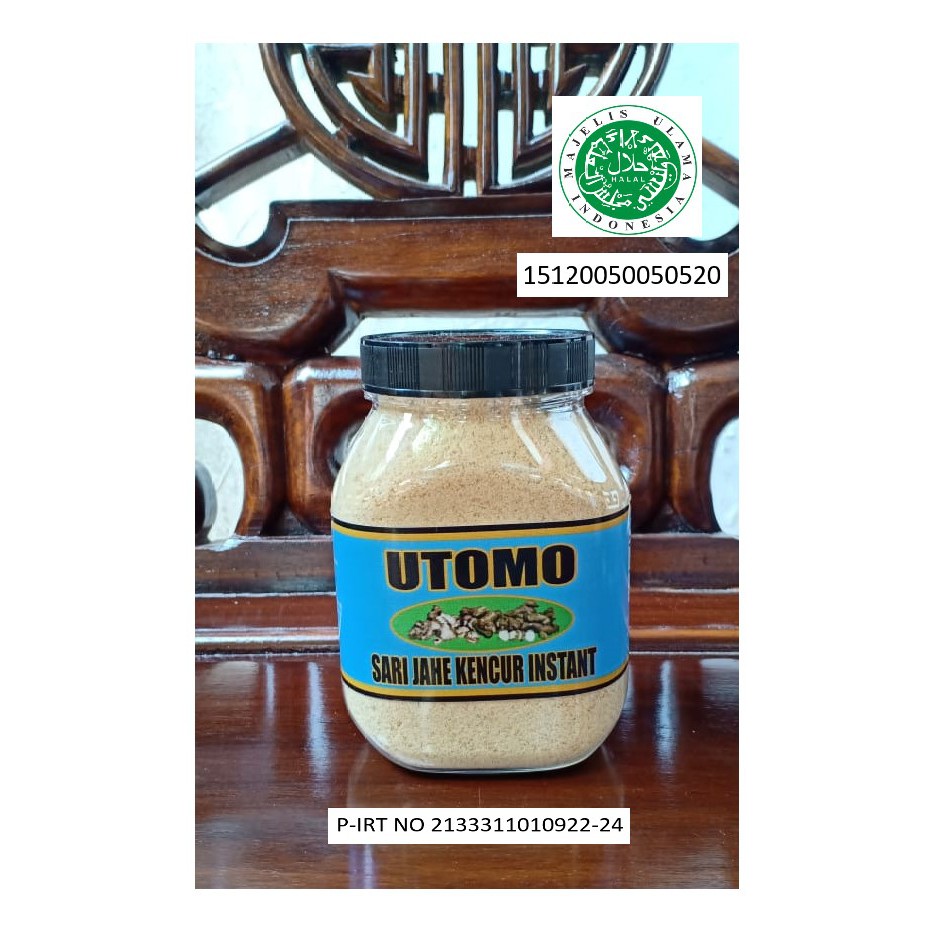 

Sari Jahe Kencur Instant Utomo Kemasan Botol 300gr