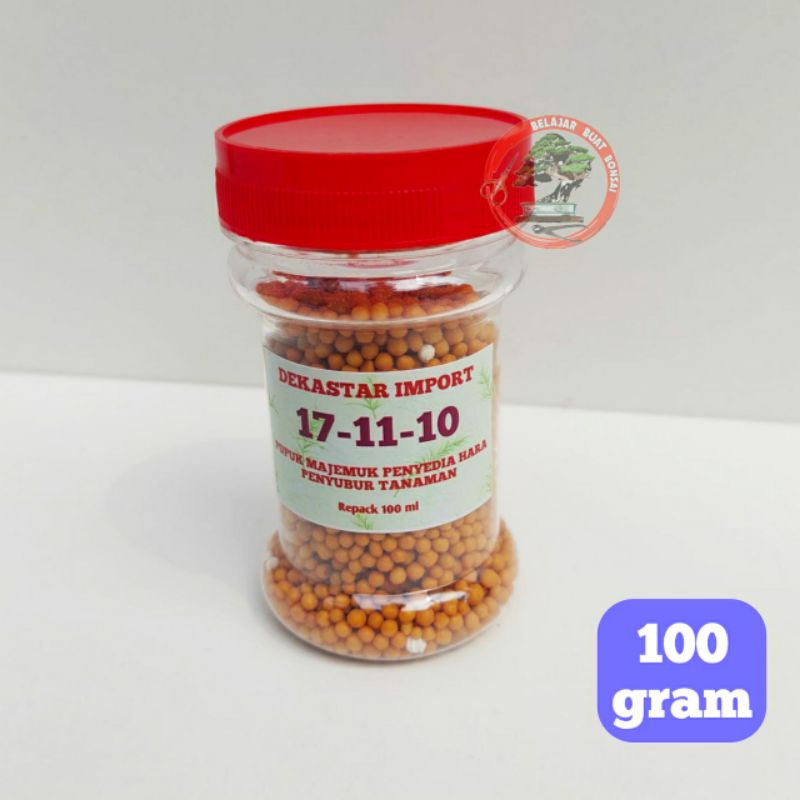 Dekastar Plus 17-11-10+TE Asli Holland Repack 100 Gram