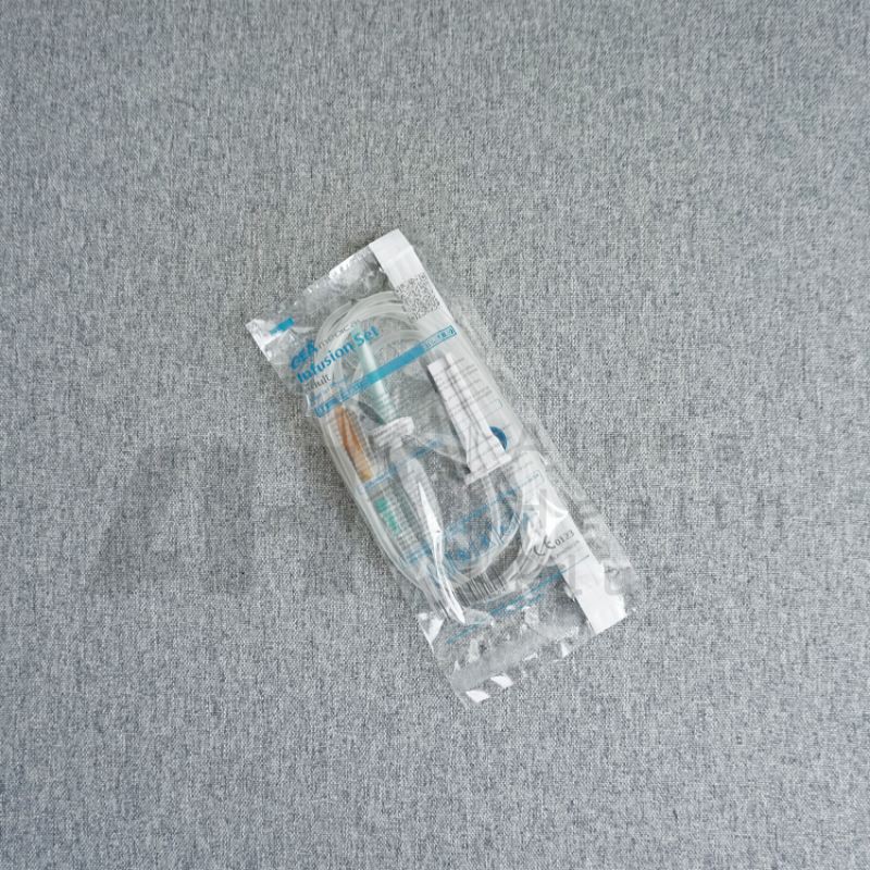 selang infus set / jarum infus / alat infus