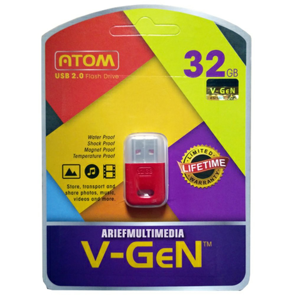 Flashdisk USB V-Gen Atom 32GB Original