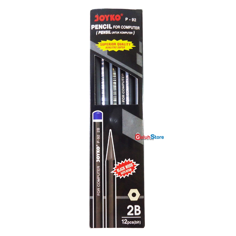 

Joyko Pensil P-92 2B 1 Box (12 Pcs)