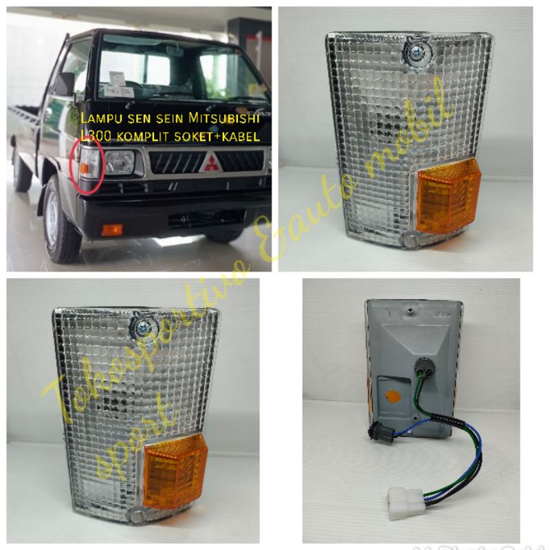 Lampu Sen sein reting Assy Mitsubishi L300 l300 komplit soket+kabel