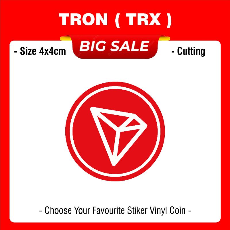 

Stiker Vinyl TRX Crypto