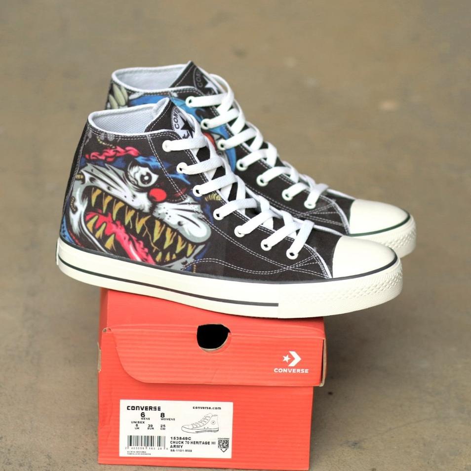 ☛Belanja di sini SEPATU ALL STAR CONVERSE 70s MOTIF DORAEMON HIGH PREMIUM SEPATU BANDUNG ,.,.,.,.,.,