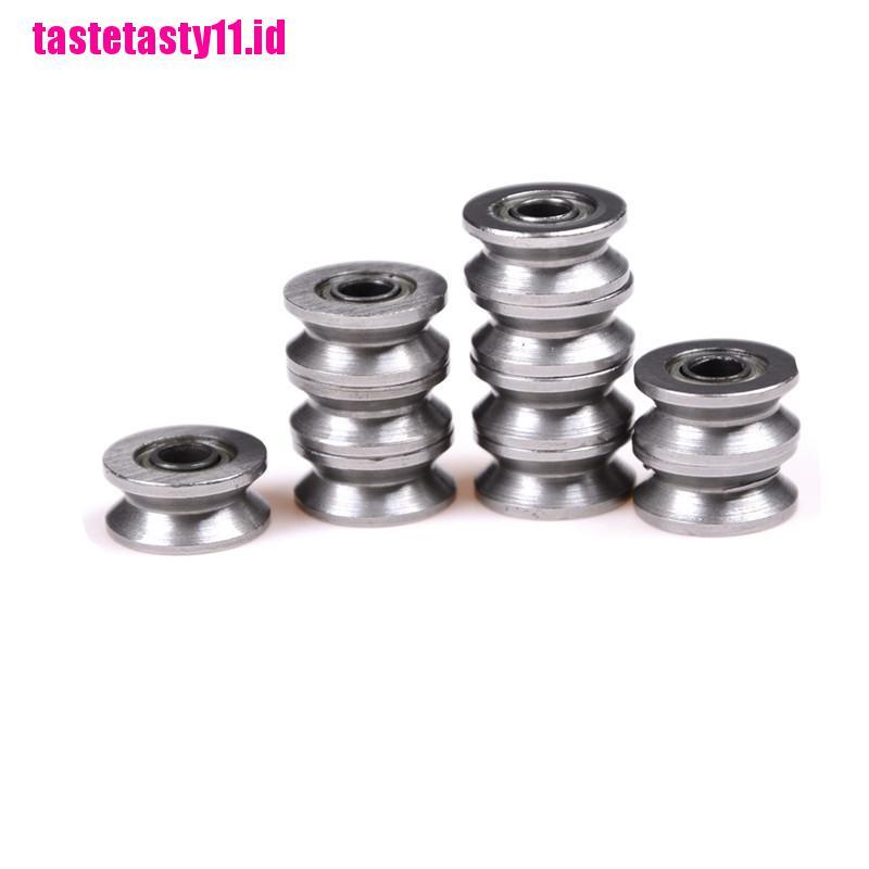 【TTID】10pcs 624VV V Groove Deep Groove Ball Bearing Traces Walking Guide Rail B