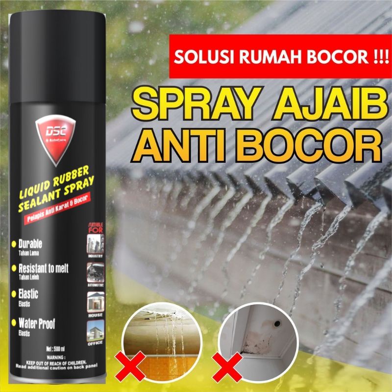 PROMO!!! Buy 1 get 1 rubber sealant spray - Pelapis anti bocor waterproof