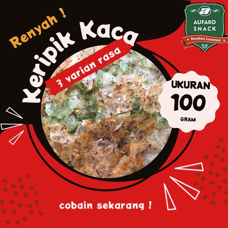 KRIPIK KERIPIK KACA PEDAS (BLEDAG/KCIMPRING) 100 gram