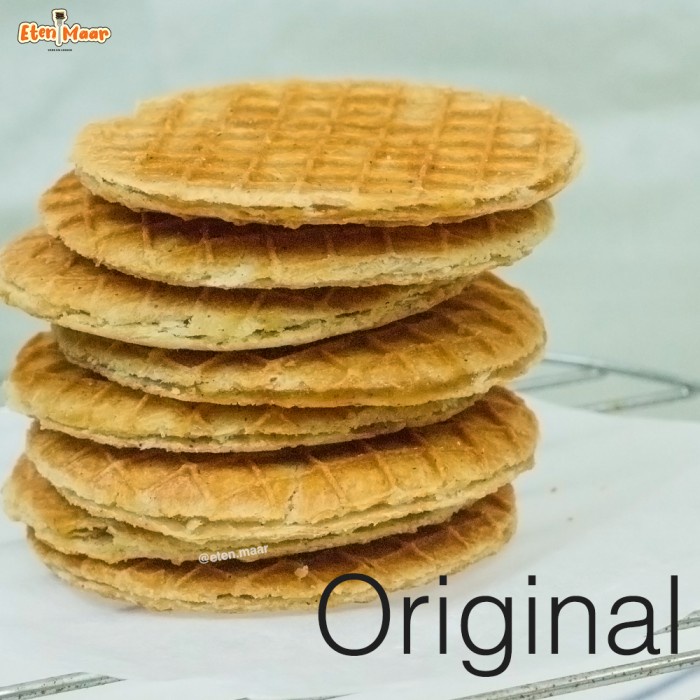 

Wafer-Biskuit- Stroopwafel Original - Eten Maar -Biskuit-Wafer.