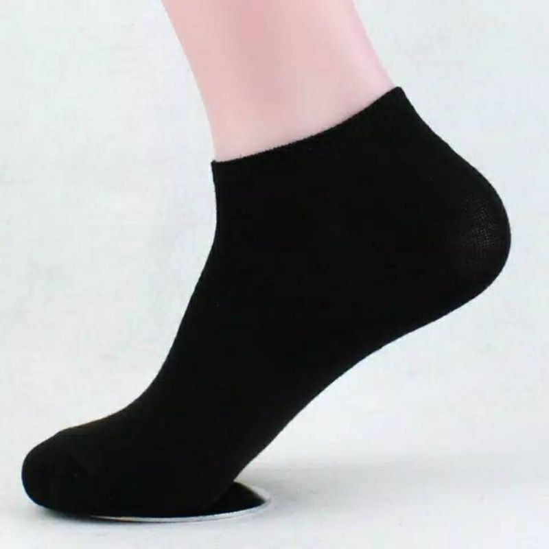 kaos kaki pendek polos 1 pasang ankle socks spandex kaos kaki murah