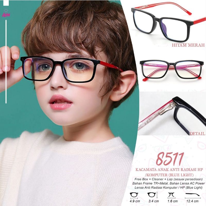 kacamata anak anti radiasi kode 8511 by asta
