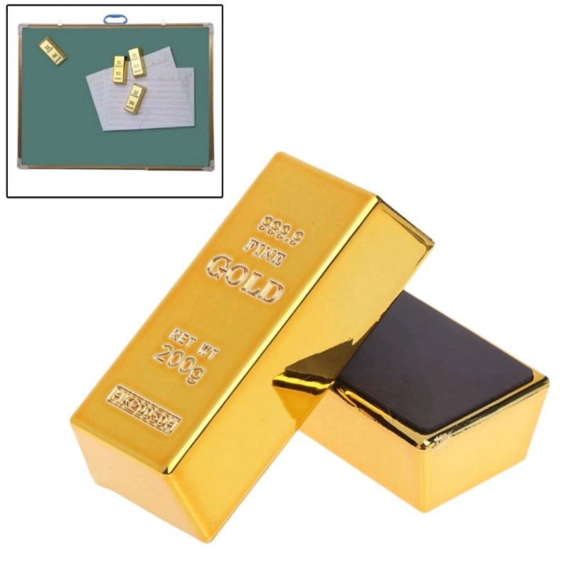 Magnet Kulkas Bentuk Mas Batangan