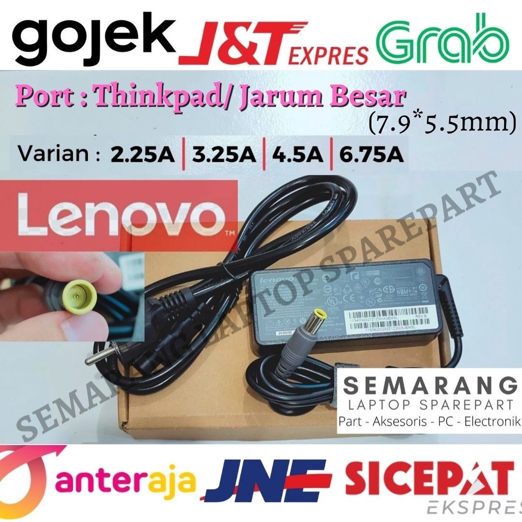 NEW CHARGER LENOVO Thinkpad T410 T420 T430 T400 Cas Adaptor Laptop Baru