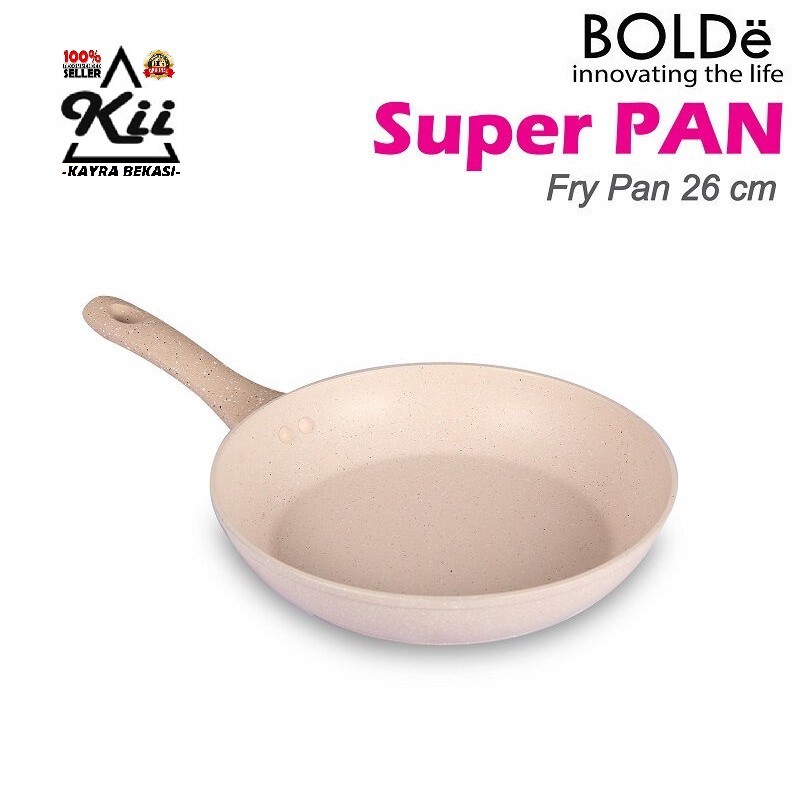BOLDe Super Pan Fry Pan 26cm - Teflon Penggorengan 26cm - Anti Lengket