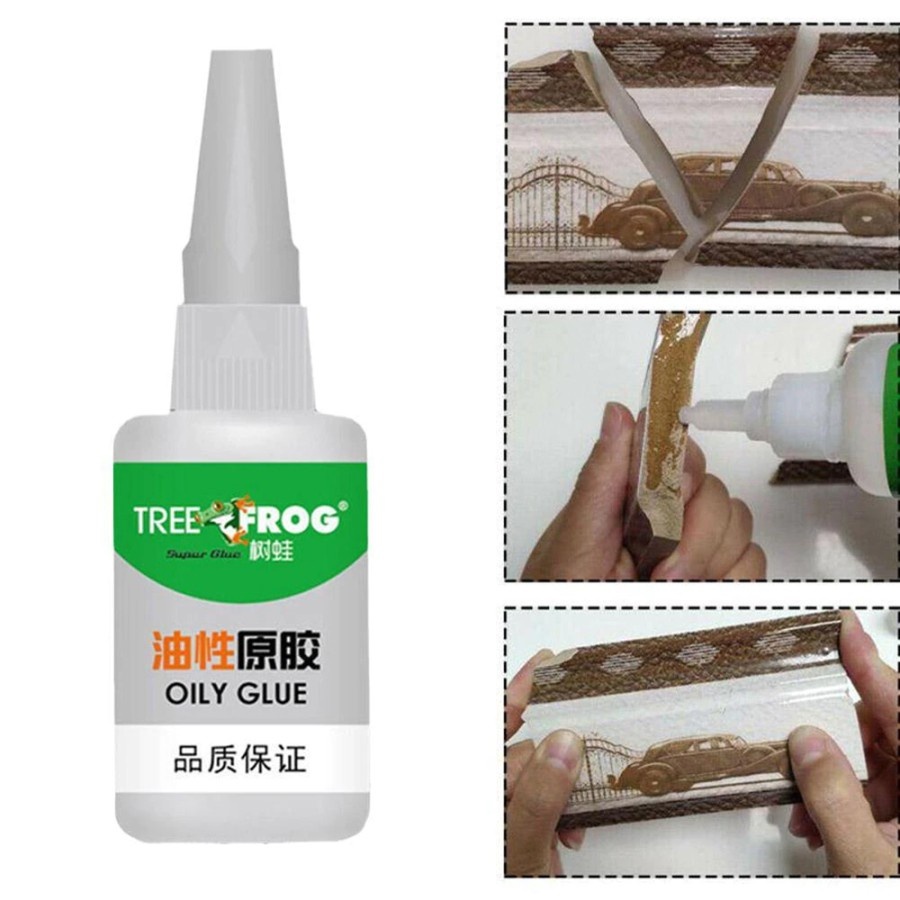 [BISA COD] TREE FROG Lem Setan Super Glue Serbaguna kuat Cairan Perekat INSTANT Tahan Air Lem Super kuat 502