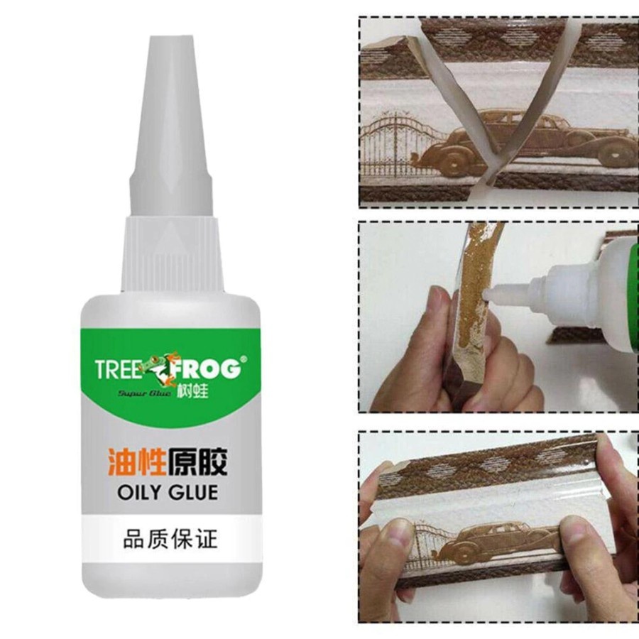 [BISA COD] TREE FROG Lem Setan Super Glue Serbaguna kuat Cairan Perekat INSTANT Tahan Air Lem Super kuat 502