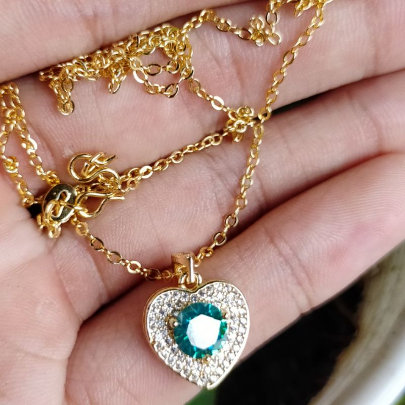 liontin kalung blue diamond antik bagus bkn anting ruby perak safir cincin pria wanita katilayu