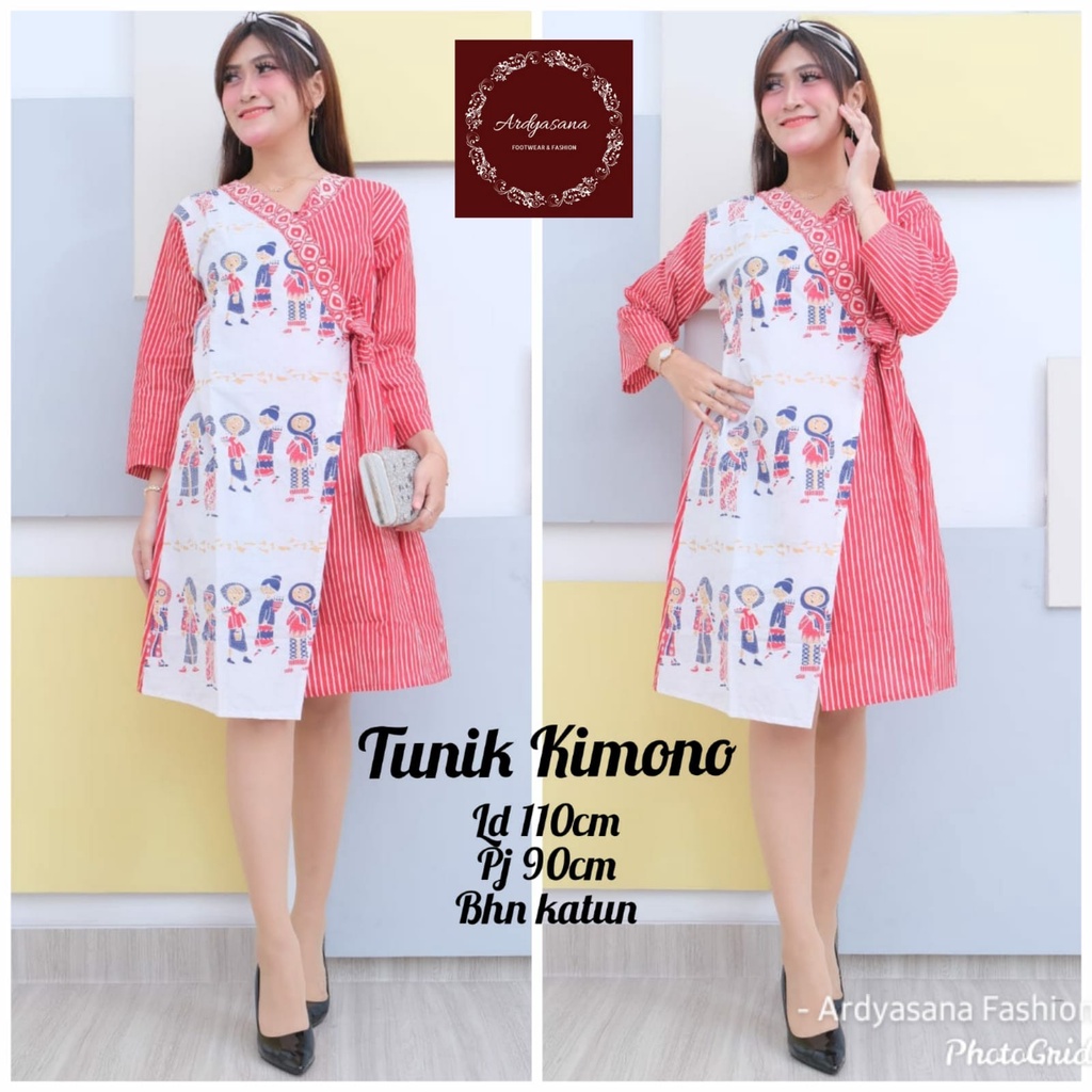 Tunik kimono ori batik solo