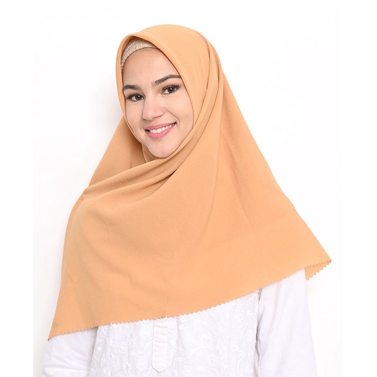 Hijab/jilbab Segi empat wolfis lasercut kecil / segi empat lasercut  wolfis / segi empat lasercut premium / segi empat laser / segi empat laser cut polos