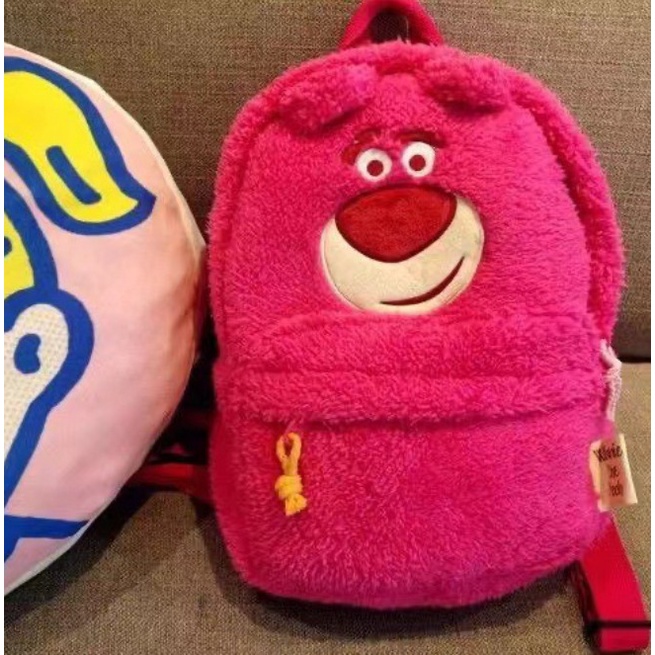 BOO Tas Ransel Disney Plushie Karakter Lotso Monster Mini Inc Pooh Backpack Viral Bulu Lucu Kecil Wanita Pink Remaja konser Boneka Winnie The Pooh Anak Fashion Cute Korean Style Chikoisme