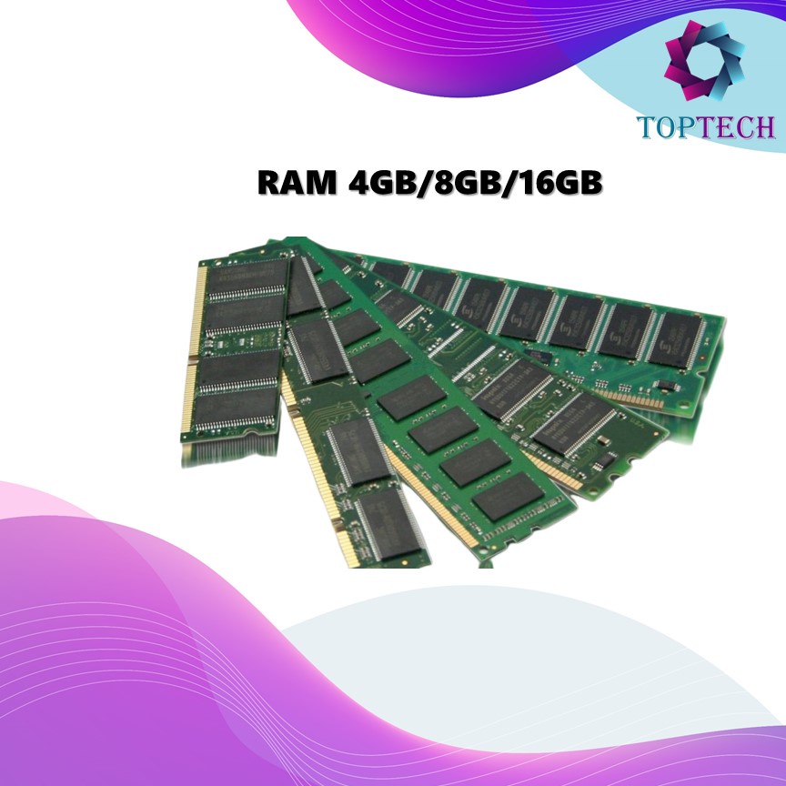 UPGRADE RAM 4GB/8GB/16GB