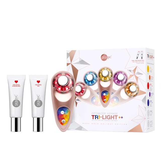Skin Inc Optimizer Voyage Tri-Light++ Rose Gold Holiday Edition