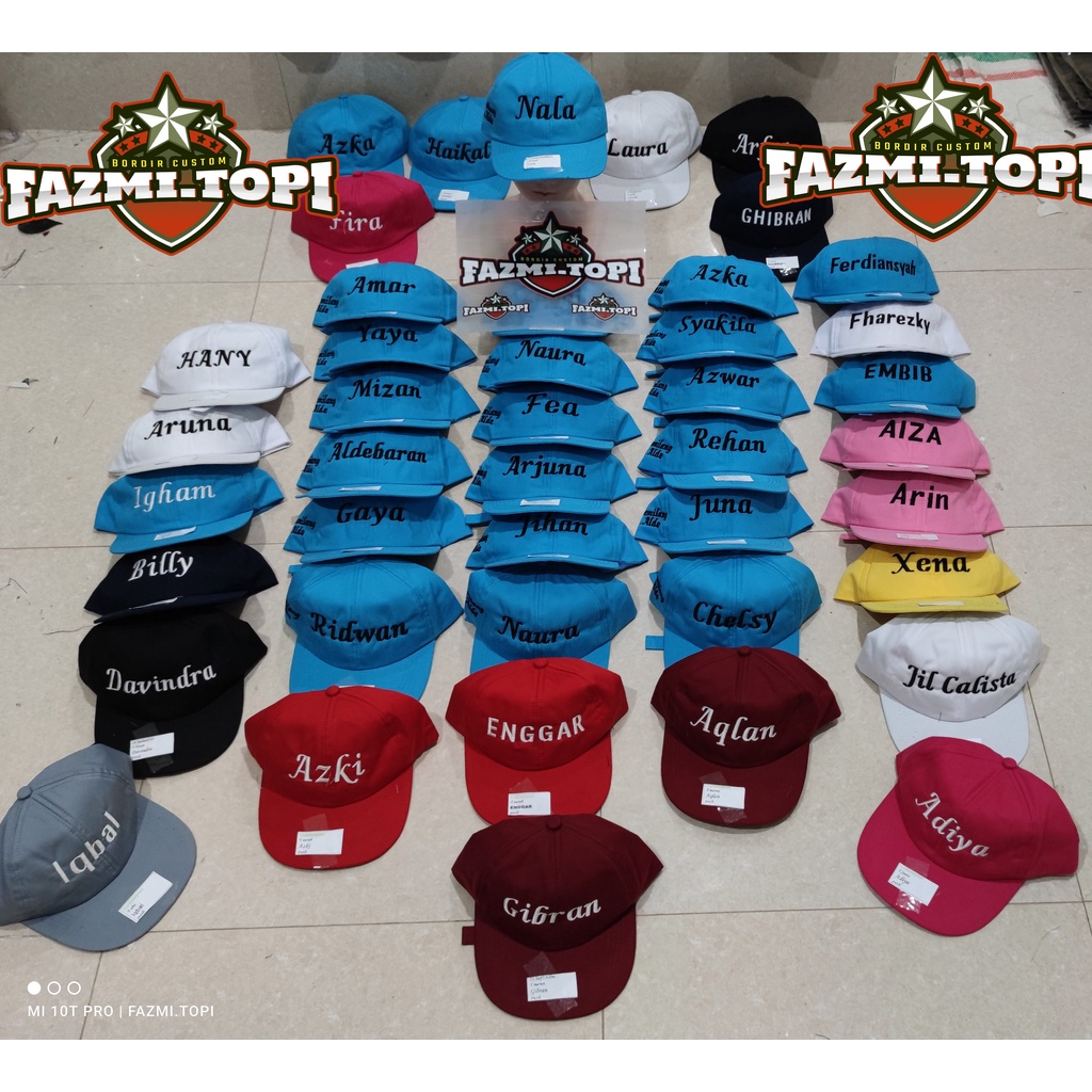 TOPI ANAK BASEBALL BISA POLOSAN ATAU BORDIR NAMA-3