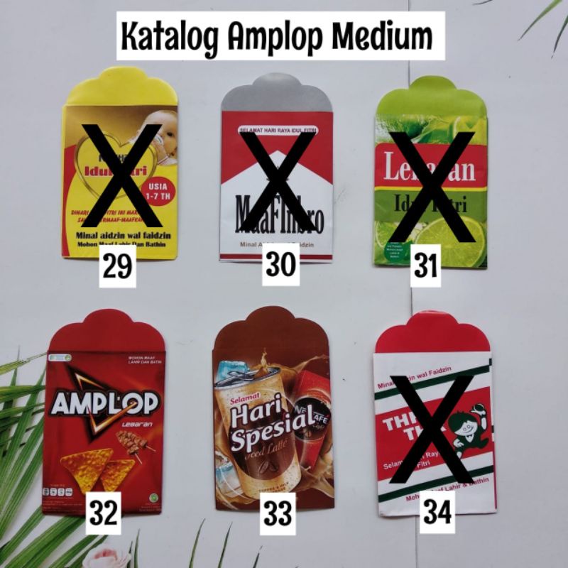 

AMPLOP LEBARAN Angpau lebaran snack isi 10
