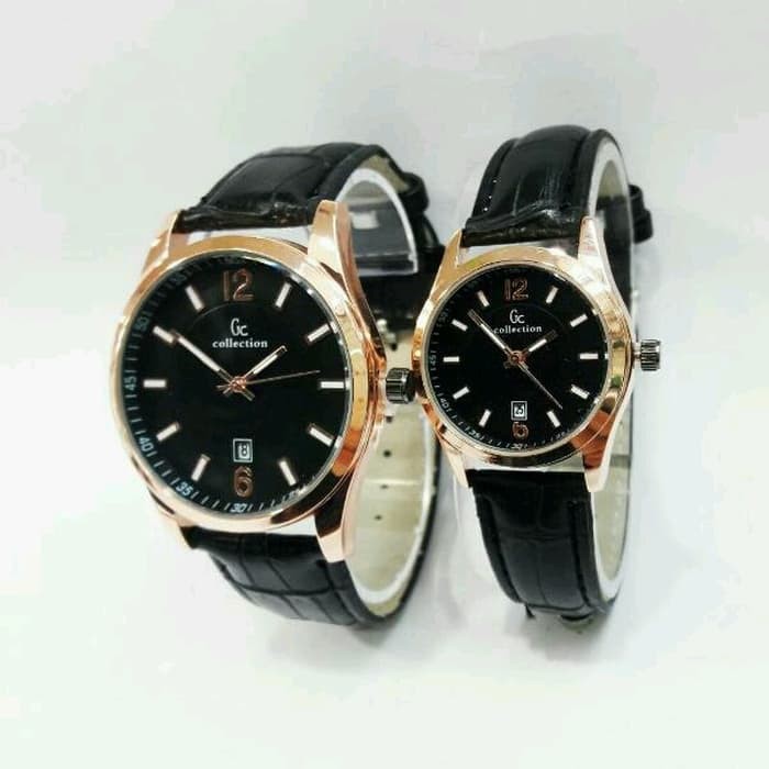 jam tangan couple/jam tangan wanita/jam tangan pria/gold/jam couple GC