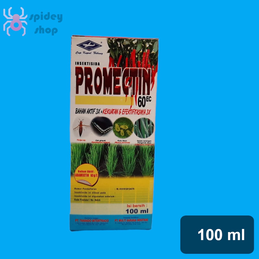 Promectin 100 ml Abamektin Insektisida Ulat Grayak