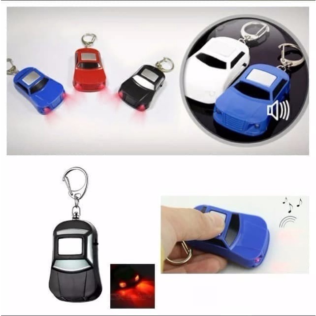 Gantungan Kunci Siul model mobil Key Finder Car LED aksesoris souvenir koleksi pajangan