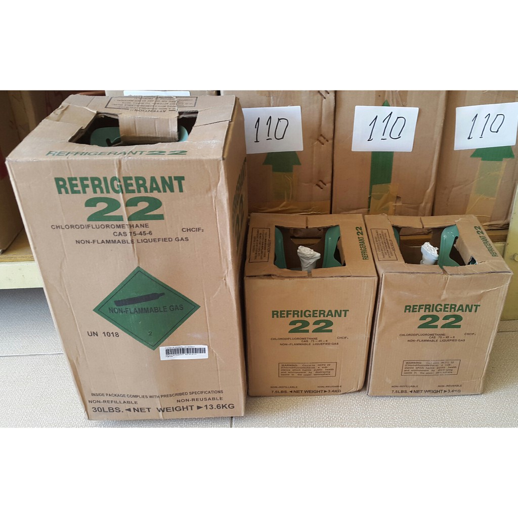 Freon R22 Refrigerant 3,4 kg / Freon tabung kecil mini