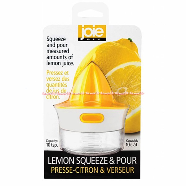 Joie Squeeze And Pour Measure Lemon Alat Pemeras Jeruk Lemon Nipis Manual Bahan Plastik Joiye Squee Pour