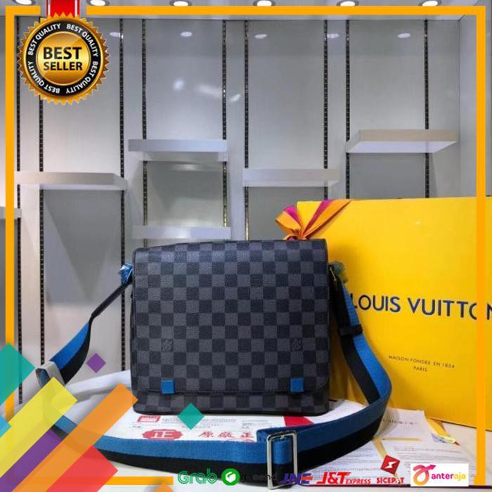 HOT SALE.. TAS SELEMPANG LOUIS VUITTON PRIA MIRROR QUALITY / T14 ..TERLARIS