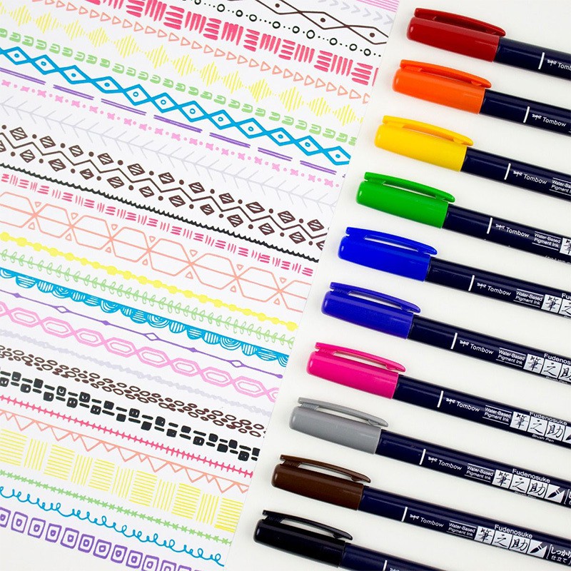 

Tombow Fudenosuke Brush Pen Hard Tip