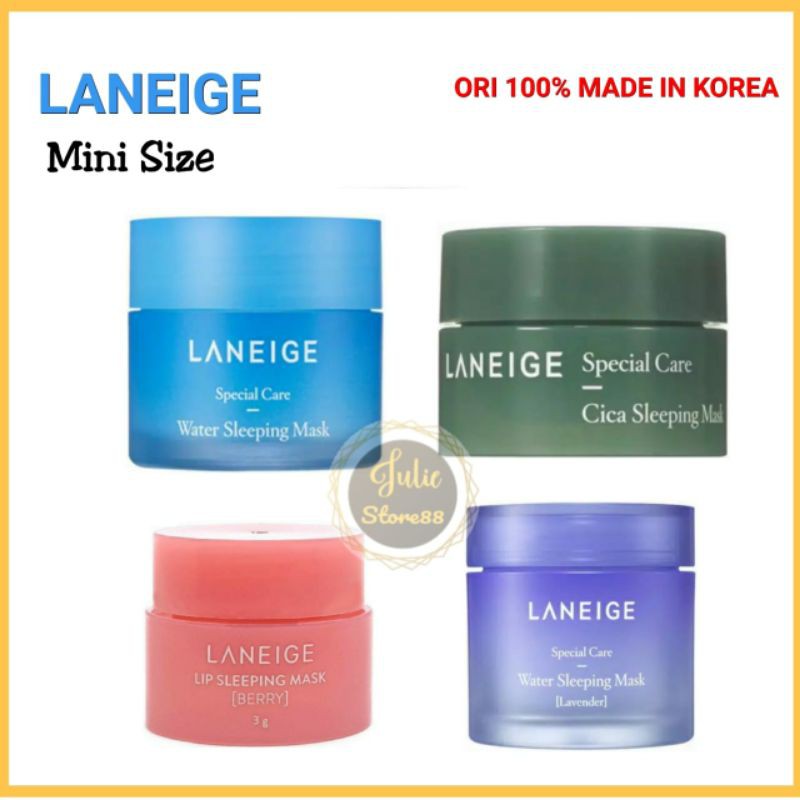 (Mini Size) LANEIGE Water Sleeping Mask Lip Sleeping Mask Cica Sleeping Mask