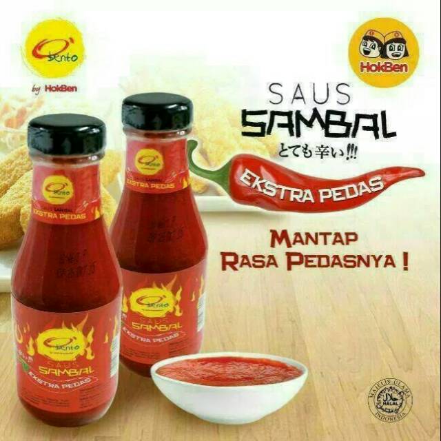 Saos Sambal Obento by Hokben 200ml
