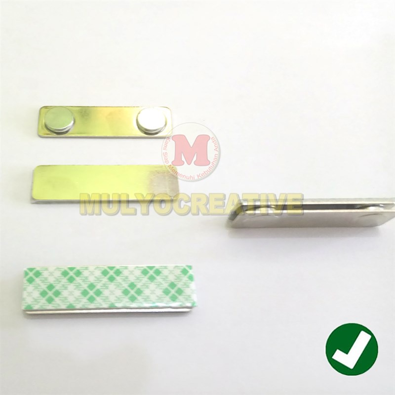 

Jepitan Magnetic Nametag Mata 2 - Magnet Papan Nama Dada - Magnet Name Tag Murah