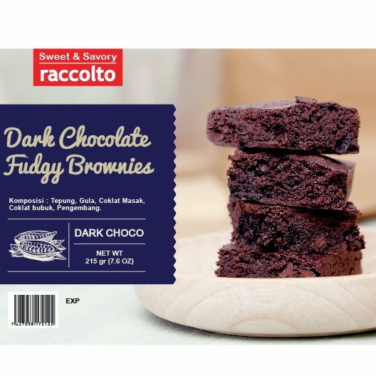 

MURAH Tepung Premix Brownies Food service 220gr untuk loyang 10x20cm instant