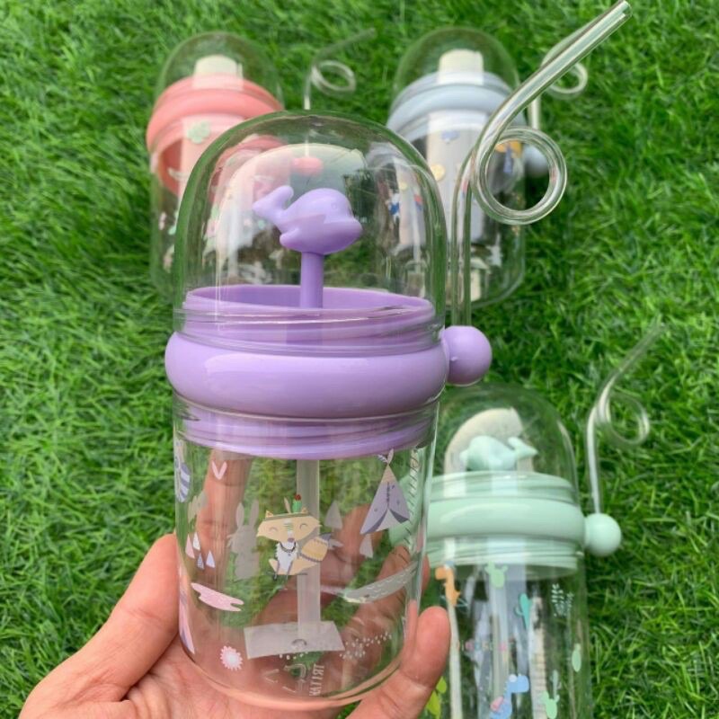 Botol Air Minum Air Mancur Anak (BPA FREE/ FREE BUBBLEWRAP)