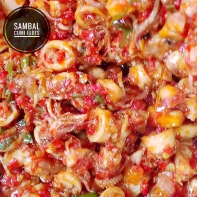 

Sambal Cumi Asin Homemade - sambel gurih pedas nikmat