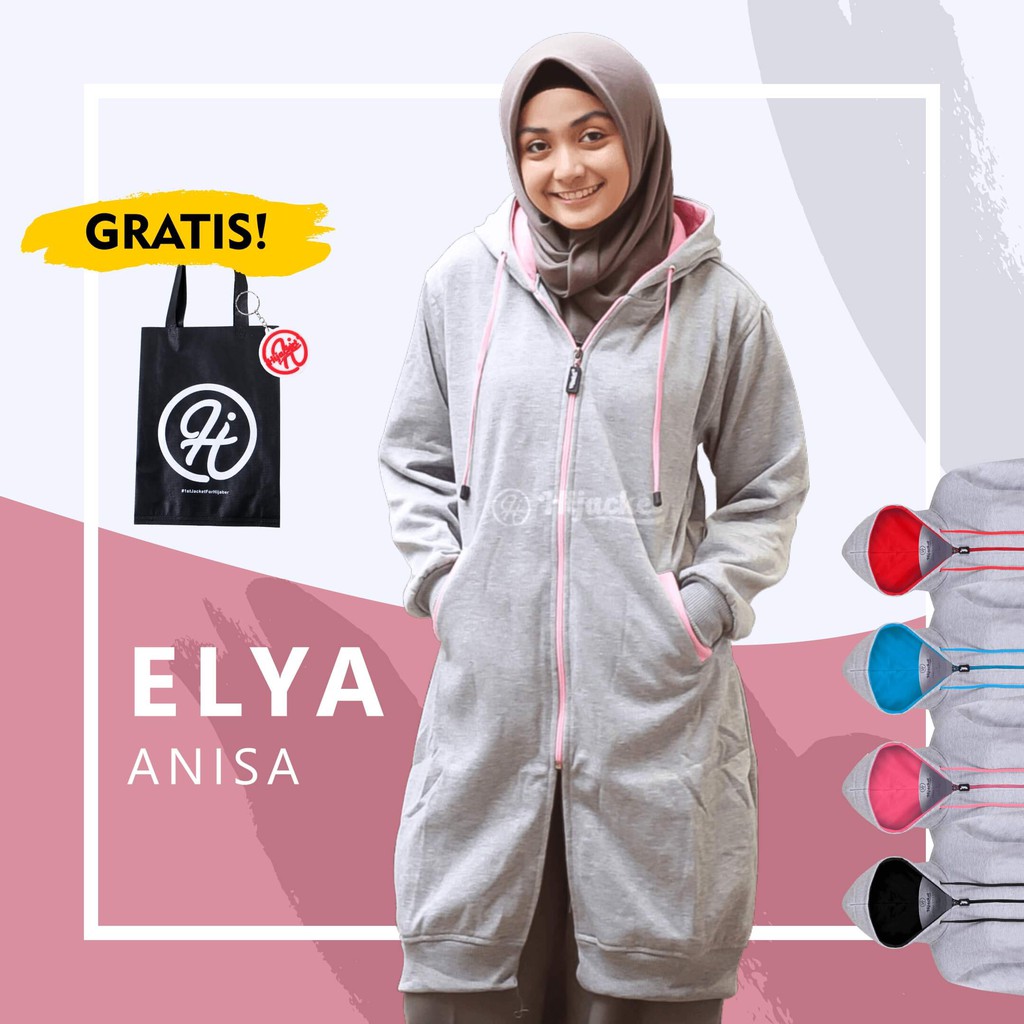 ⭐️TERLARIS⭐️ HIJACKET® BASIC ORIGINAL JAKET WANITA MUSLIMAH SYARI HIJABER PERTAMA DI INDONESIA-2