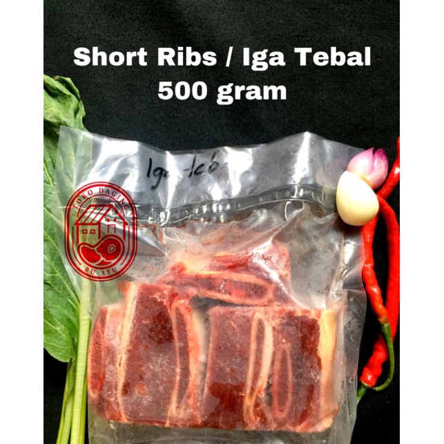 

Iga Sapi / Short Ribs Import AUS 500 gram