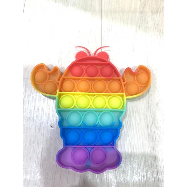 Pop it mini rainbow motif harga/pcs