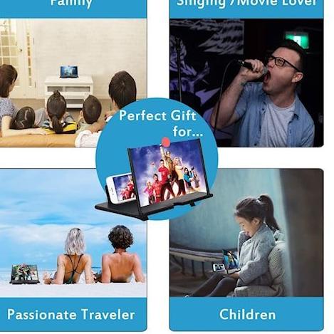 [53] alat pembesar tampilan layar hp proyektor mini portable untuk hp smartphone handphone android i